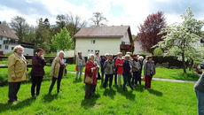 Auf dem Gelände des Klosters Flechtdorf